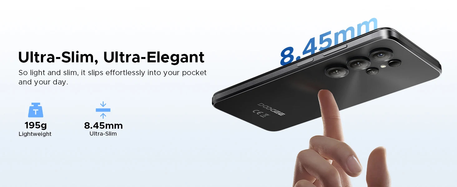 DOOGEE Note56X Pro Cell Phone Android 16 6.56'' HD+ 90Hz Display 32GB+128GB 6150mAh Large Battery T7225 Octa-Core Smart Phone