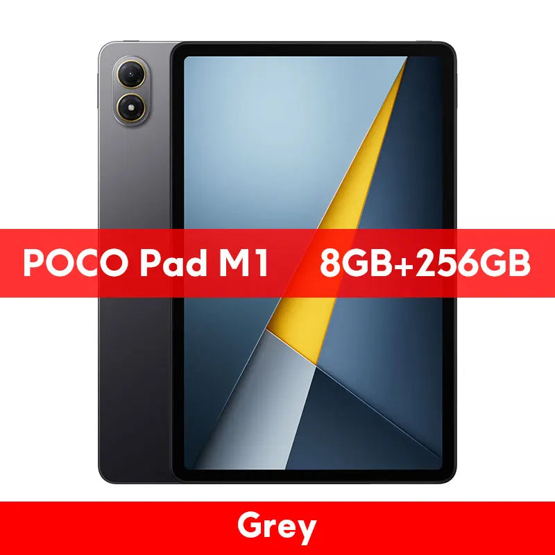 POCO Pad M1 Global Version Tablets Snapdragon® 7s Gen 4 12000mAh Battery 12.1’’ 2.5K display 8MP camera 33W charging