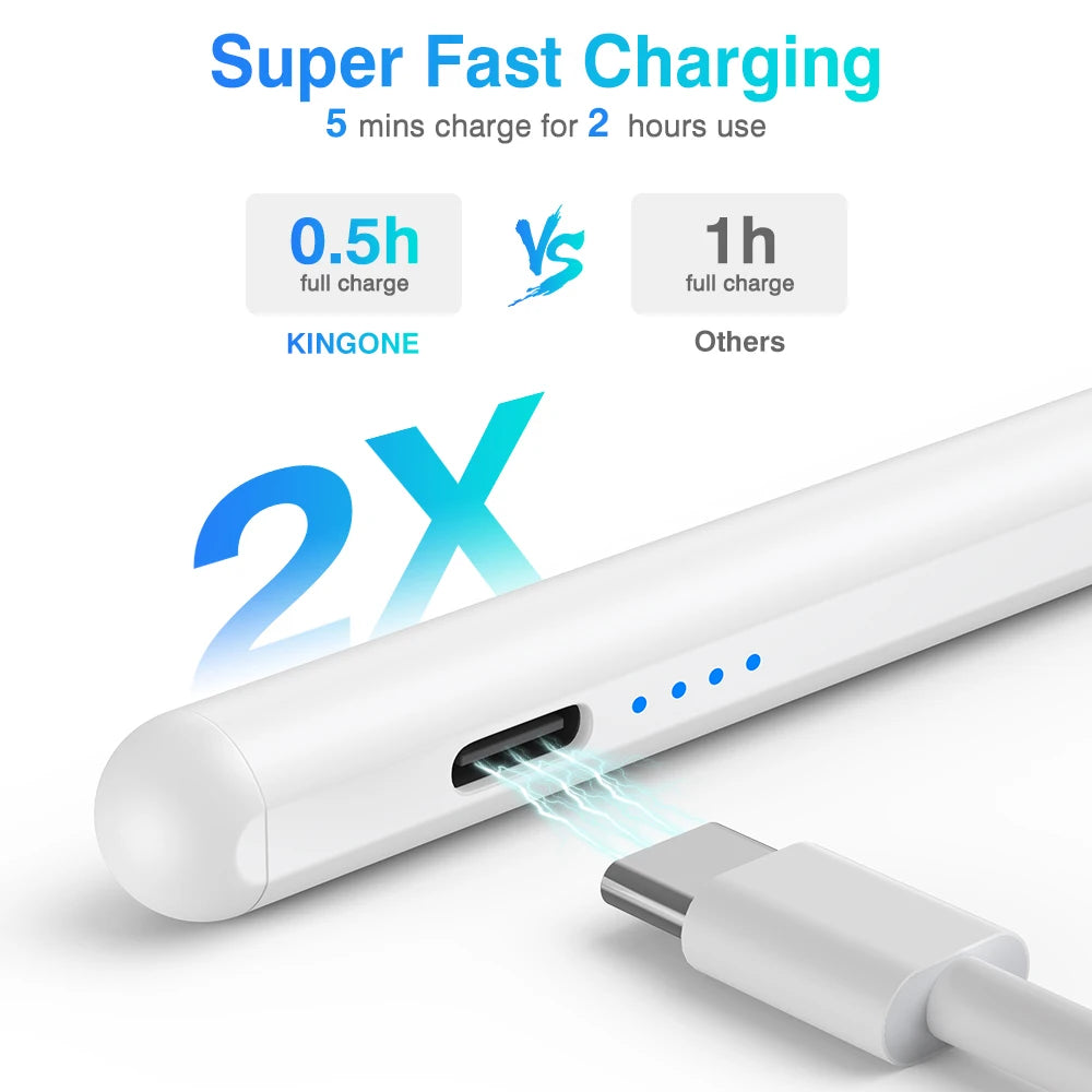 Universal Stylus Pen for Android & iOS Capacitive Touchscreen Compatible with iPad Apple Pencil Huawei Xiaomi Samsung Tablets