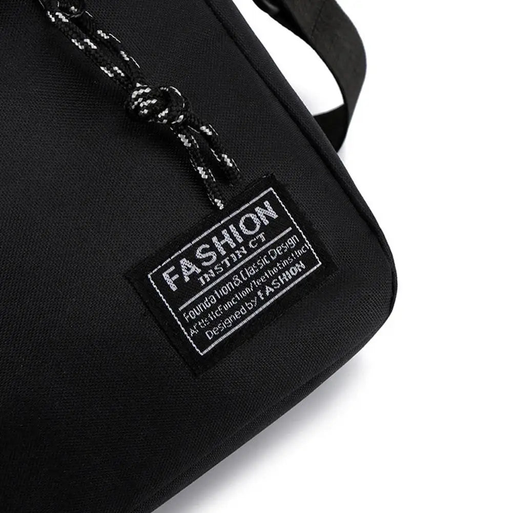 Crossbody Shoulder Bag Men's Small Bag Shoulder Bags Trendy Diagonal Backpack Chest Bags Light Boy Mini Casual Bag Waist Pack