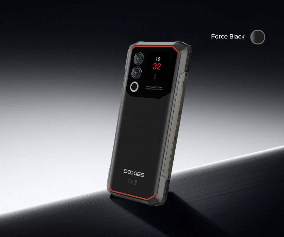 DOOGEE Blade10 Max Rugged Phone 6.56" 90Hz IPS Display 8GB 256GB 1.54" Rear Display 50MP AI Main Camera 10300mAh Battery Phone
