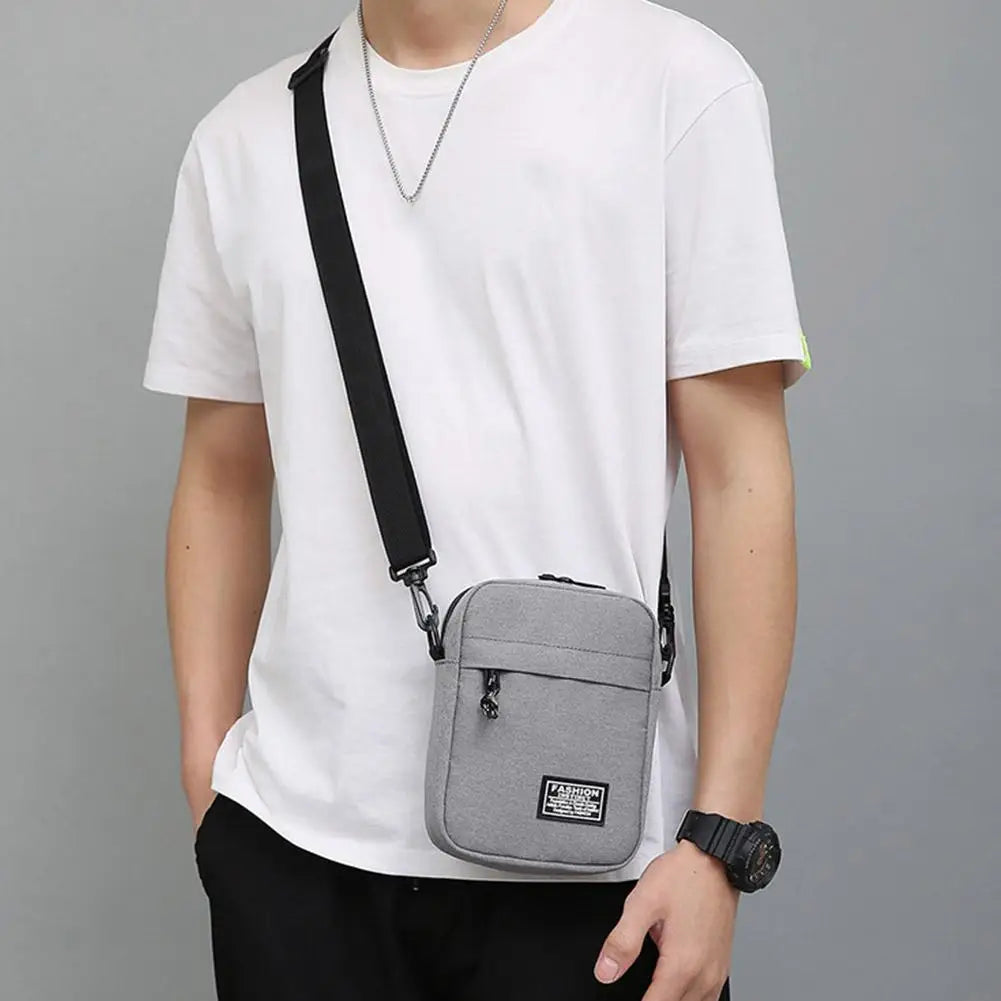 Crossbody Shoulder Bag Men's Small Bag Shoulder Bags Trendy Diagonal Backpack Chest Bags Light Boy Mini Casual Bag Waist Pack