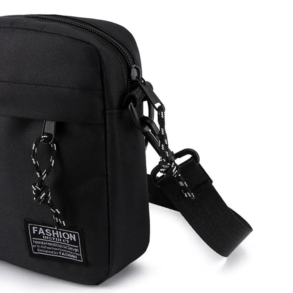 Crossbody Shoulder Bag Men's Small Bag Shoulder Bags Trendy Diagonal Backpack Chest Bags Light Boy Mini Casual Bag Waist Pack