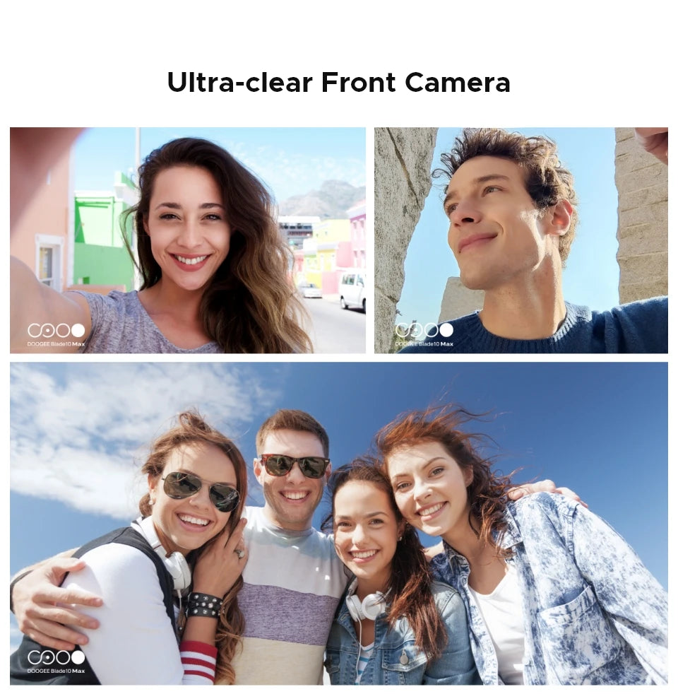 DOOGEE Blade10 Max Rugged Phone 6.56" 90Hz IPS Display 8GB 256GB 1.54" Rear Display 50MP AI Main Camera 10300mAh Battery Phone