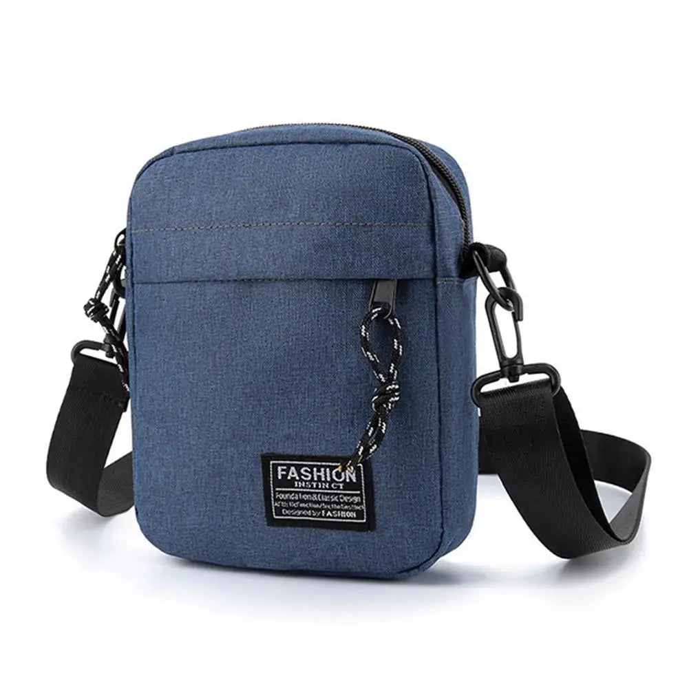 Crossbody Shoulder Bag Men's Small Bag Shoulder Bags Trendy Diagonal Backpack Chest Bags Light Boy Mini Casual Bag Waist Pack