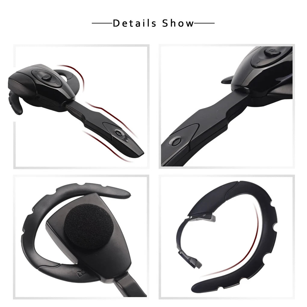 Wireless Earphone Driving Noise-Canceling Earbuds with Microphone USB Mini Headset for Car Drivers Office Computer Accessories