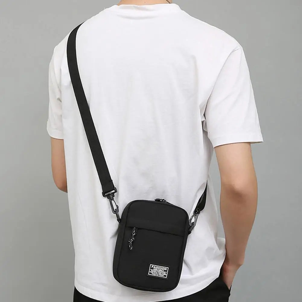 Crossbody Shoulder Bag Men's Small Bag Shoulder Bags Trendy Diagonal Backpack Chest Bags Light Boy Mini Casual Bag Waist Pack