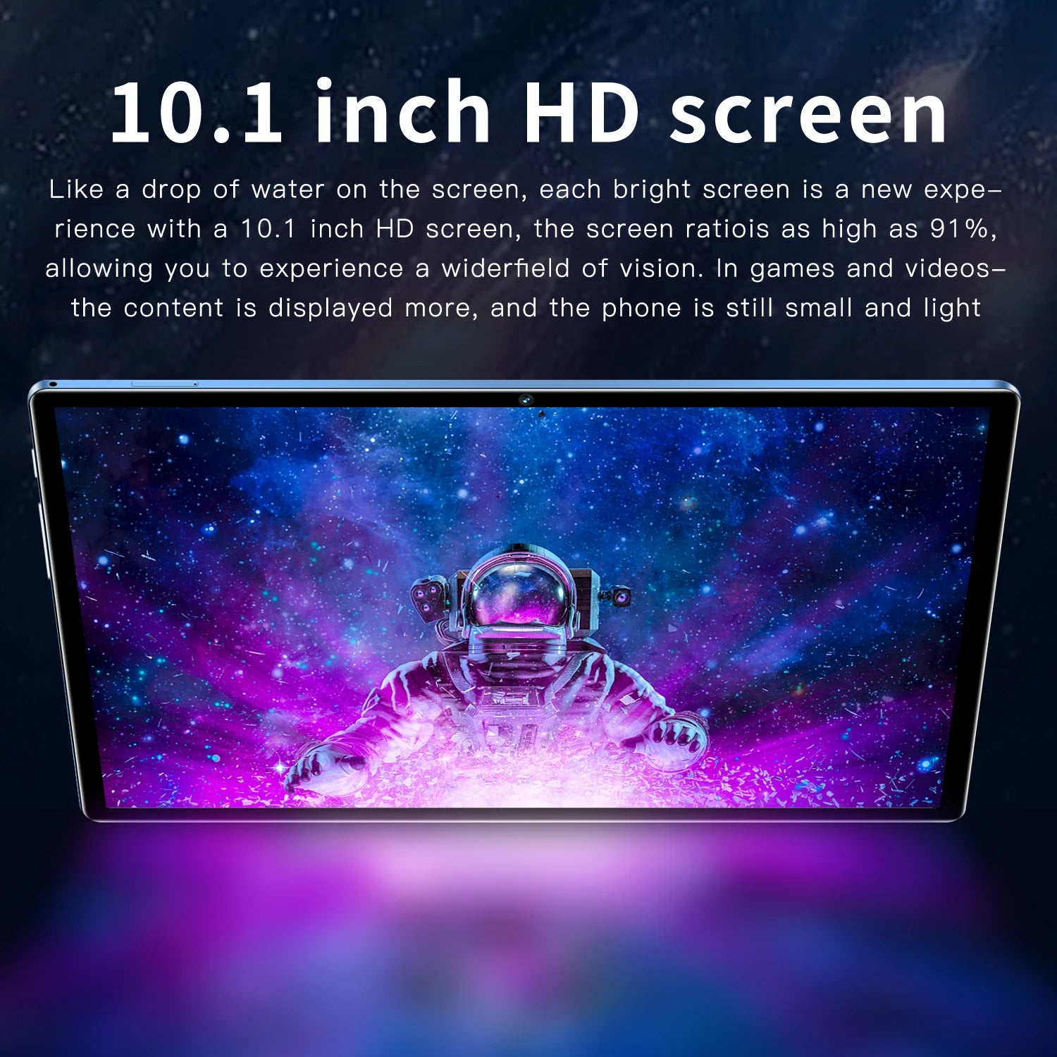 New 10.1 Inch Tablets Octa Core 3G Phone Call Dual SIM Dual Cameras 4+64GB Android 13 Google Play WiFi Bluetooth Global Version