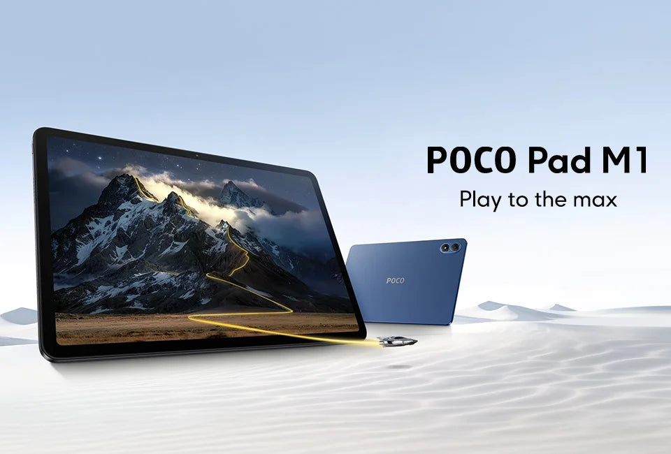 POCO Pad M1 Global Version Tablets Snapdragon® 7s Gen 4 12000mAh Battery 12.1’’ 2.5K display 8MP camera 33W charging