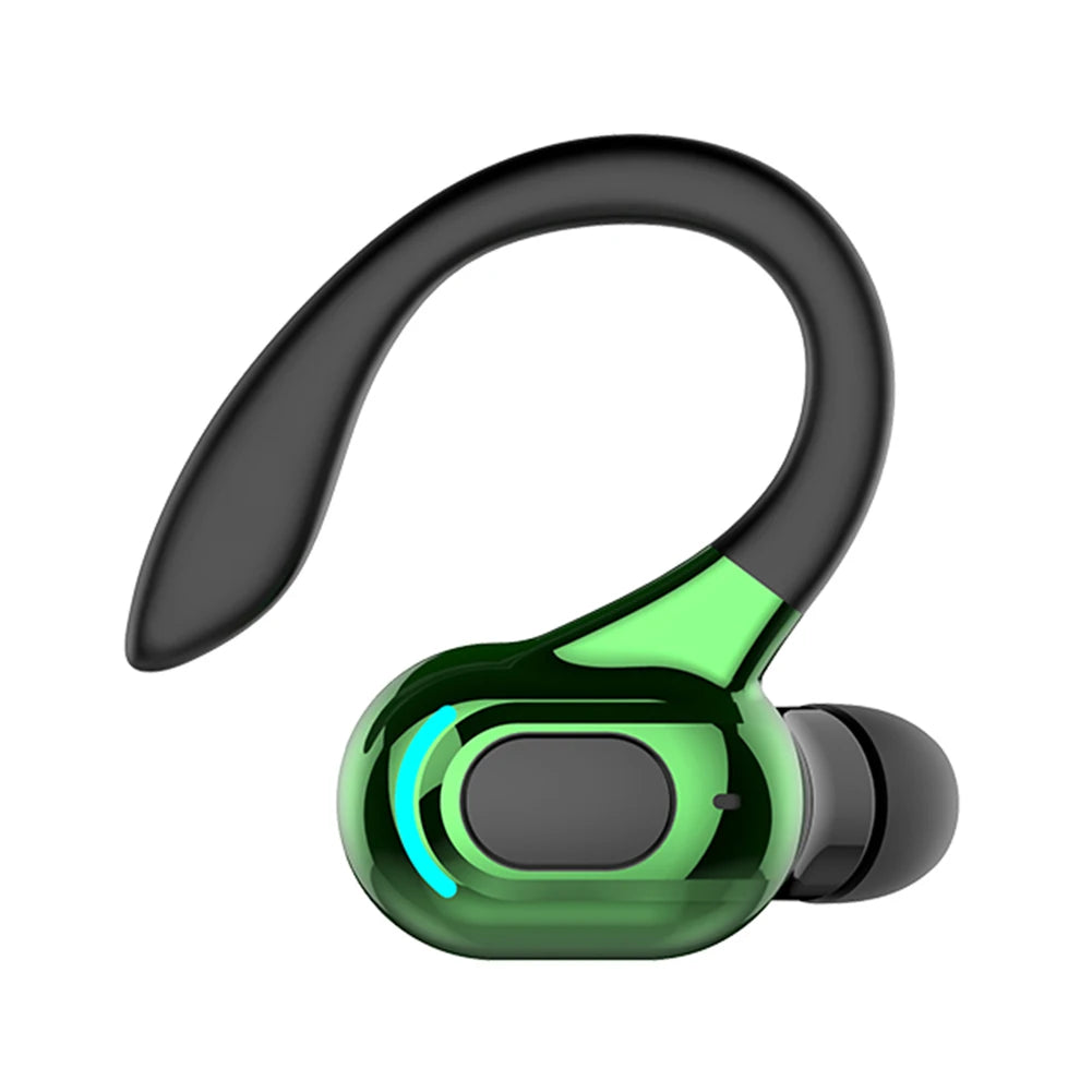 Waterproof Hanging Single Ear Earbuds Bluetooth-compatible 5.2 Noise Cancelling Sports Wireless Business Headphones